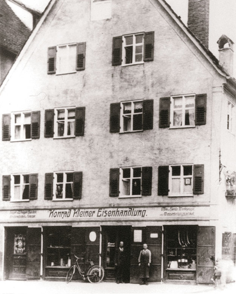 Geschäftshaus nach dem Umbau 1950 Geschäftshaus nach dem Umbau 1950