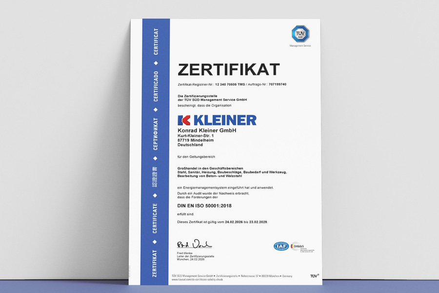 Zertifiziertes Energiemanagement